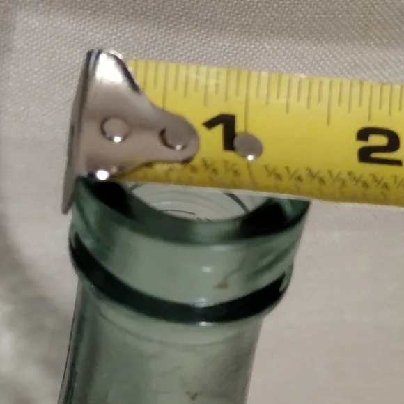 VTG Paul Masson Aqua Green Glass Bottle Embossed Since 1852 - Picture 9 of 9